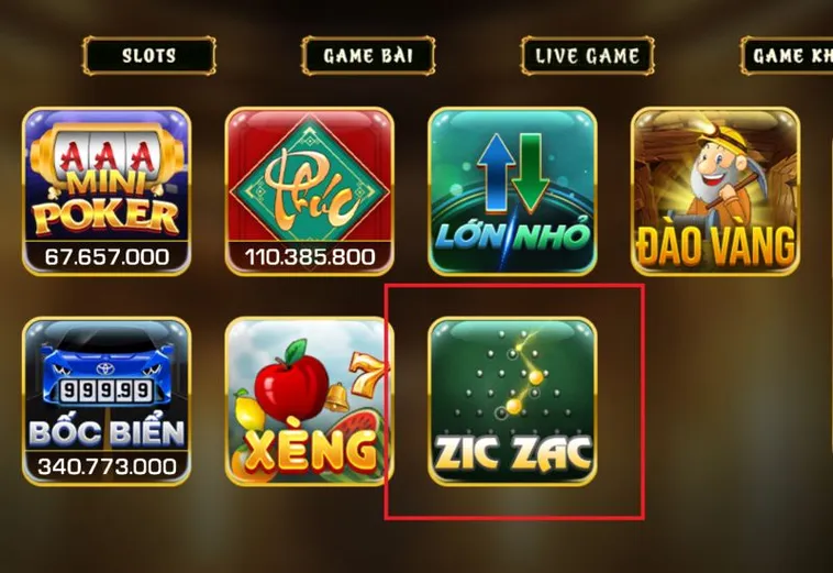 Chinh Phục Game Nhanh ZicZac MMLive Thắng Lớn Trong Từng Ván Cược